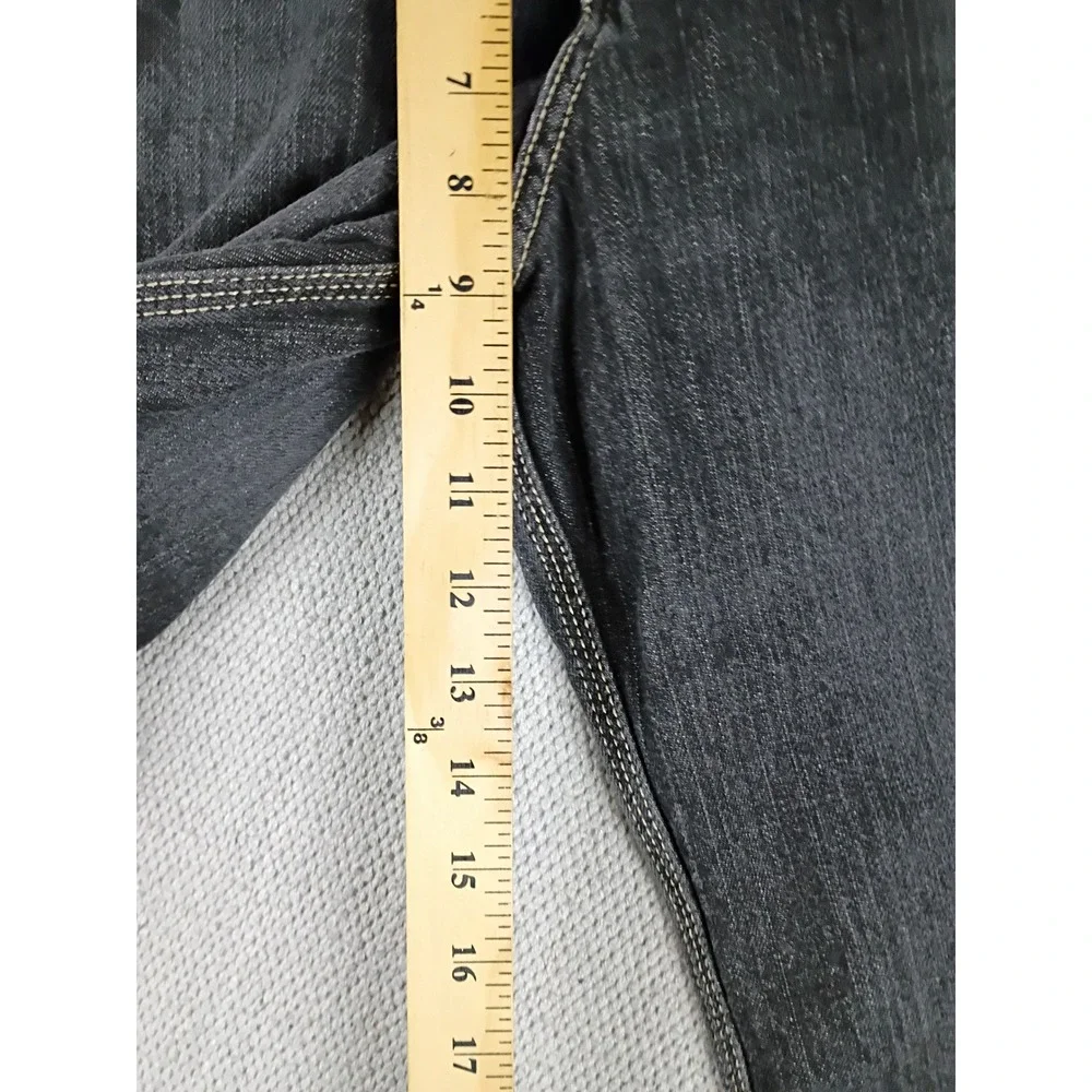 OshKosh Carpenter Jeans Kids 7 Husky Black Excellent Denim Utility Pants 4725094